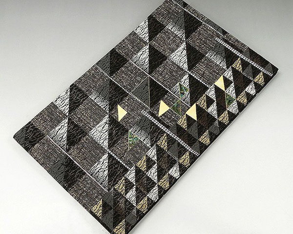 Qoo10] 袋帯 未着用美品 正絹 螺鈿作家 藤本隆