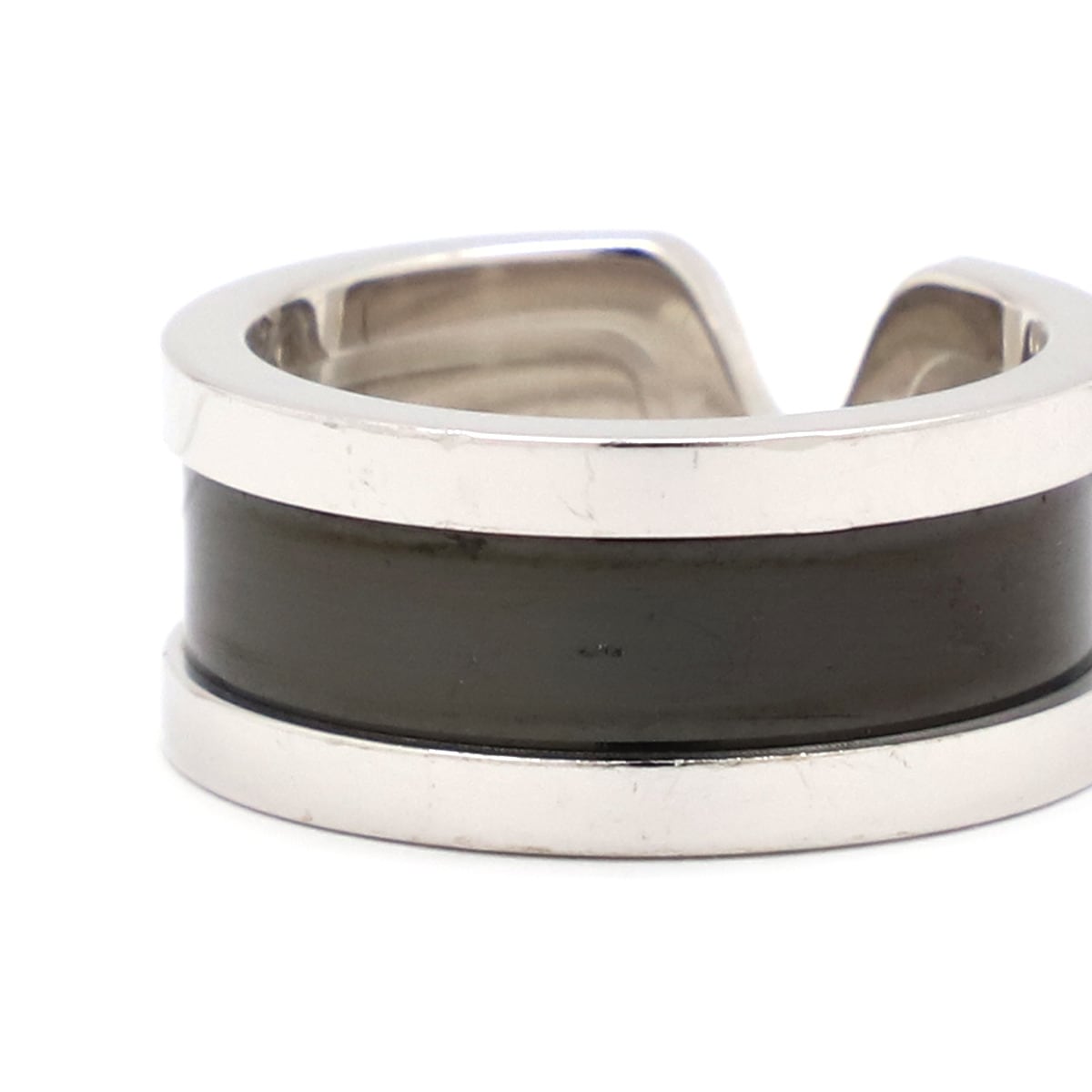 カルティエ Cartier リング 指輪 C2リング 2003年クリスマス限定 K18WG ブラックラッカー ブラックXホワイトゴールド #49(JP9) 黒 9号 【箱】【中古】 カルティエ Cartier リング 指輪 C2リング 2003年クリスマス限定 K18WG ブラックラッカー ブラックXホワイトゴールド #49(JP9) 黒 9号 【箱】【中古】