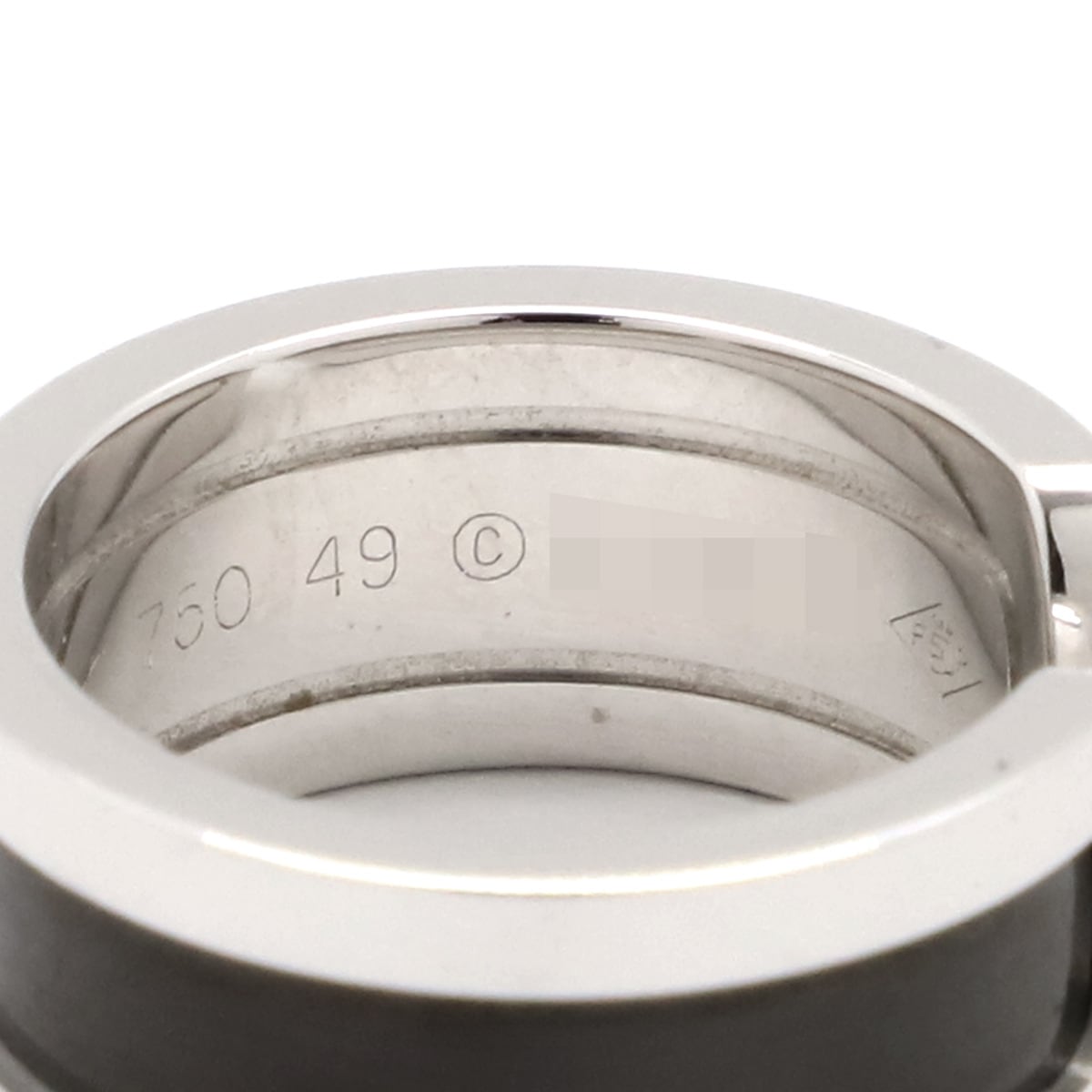 カルティエ Cartier リング 指輪 C2リング 2003年クリスマス限定 K18WG ブラックラッカー ブラックXホワイトゴールド #49(JP9) 黒 9号 【箱】【中古】 カルティエ Cartier リング 指輪 C2リング 2003年クリスマス限定 K18WG ブラックラッカー ブラックXホワイトゴールド #49(JP9) 黒 9号 【箱】【中古】