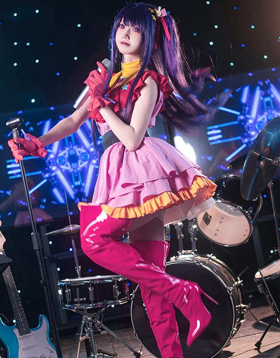 【全シリーズ発売中】 【値引き中】コスチューム アイドル ステージ衣装 セット ウィッグ 有馬かな ルビー 星野アイ コスプレ衣装 推し子