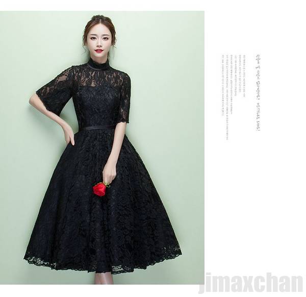 ドレス 結婚式 パーティードレス ミモレ丈 お呼ばれワンピース 五分袖 レース 二次会 花嫁 魅力 同窓会 フォーマル 披露宴 卒業式 30代 40代 ブラック ネイビー グレー ワイン レッド ドレス 結婚式 パーティードレス ミモレ丈 お呼ばれワンピース 五分袖 レース 二次会 花嫁 魅力 同窓会 フォーマル 披露宴 卒業式 30代 40代 ブラック ネイビー グレー ワイン レッド