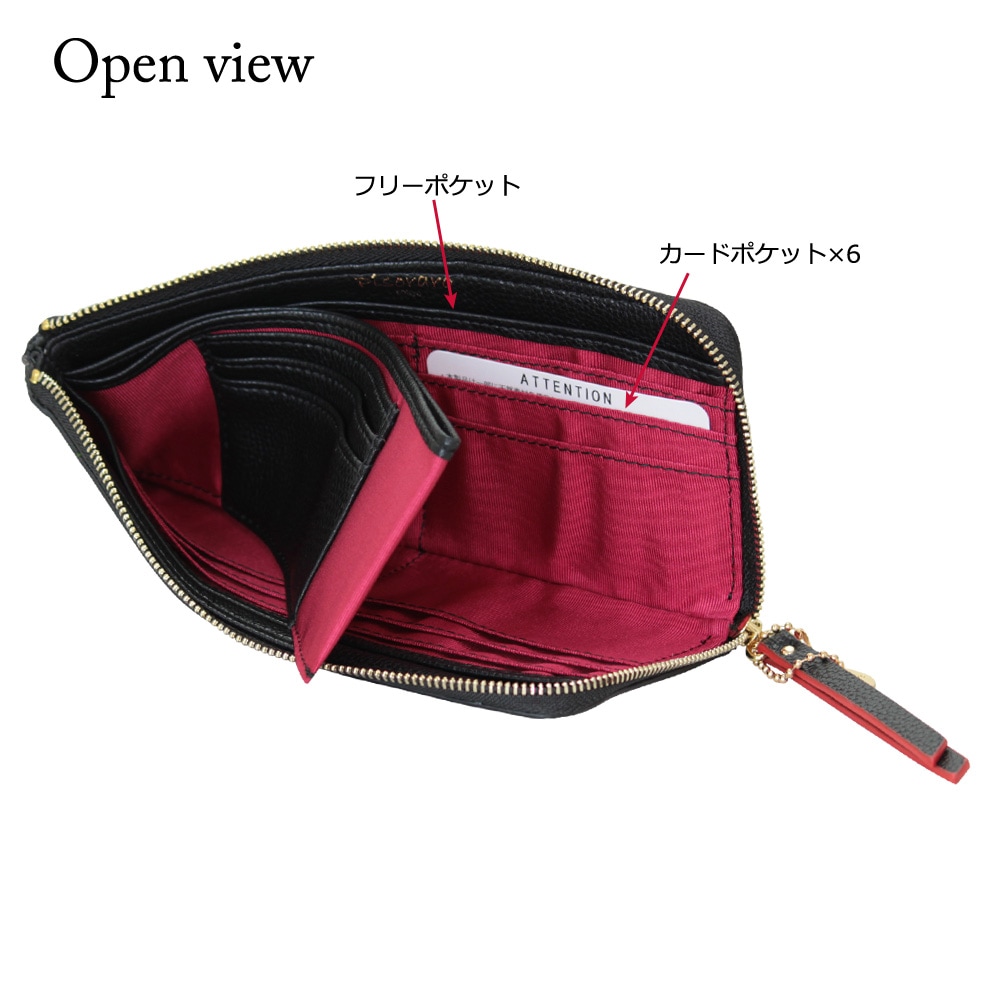 長財布 レディース 本革 ハラコ 薄マチ 小銭入れ カード入れ 可愛い フラグメントケース 可愛い