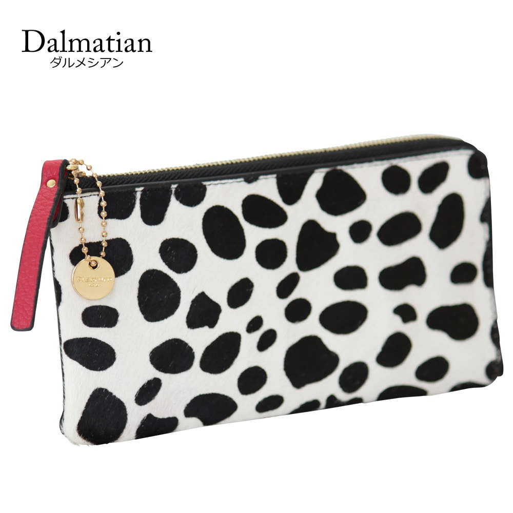 長財布 レディース 本革 ハラコ 薄マチ 小銭入れ カード入れ 可愛い フラグメントケース 可愛い