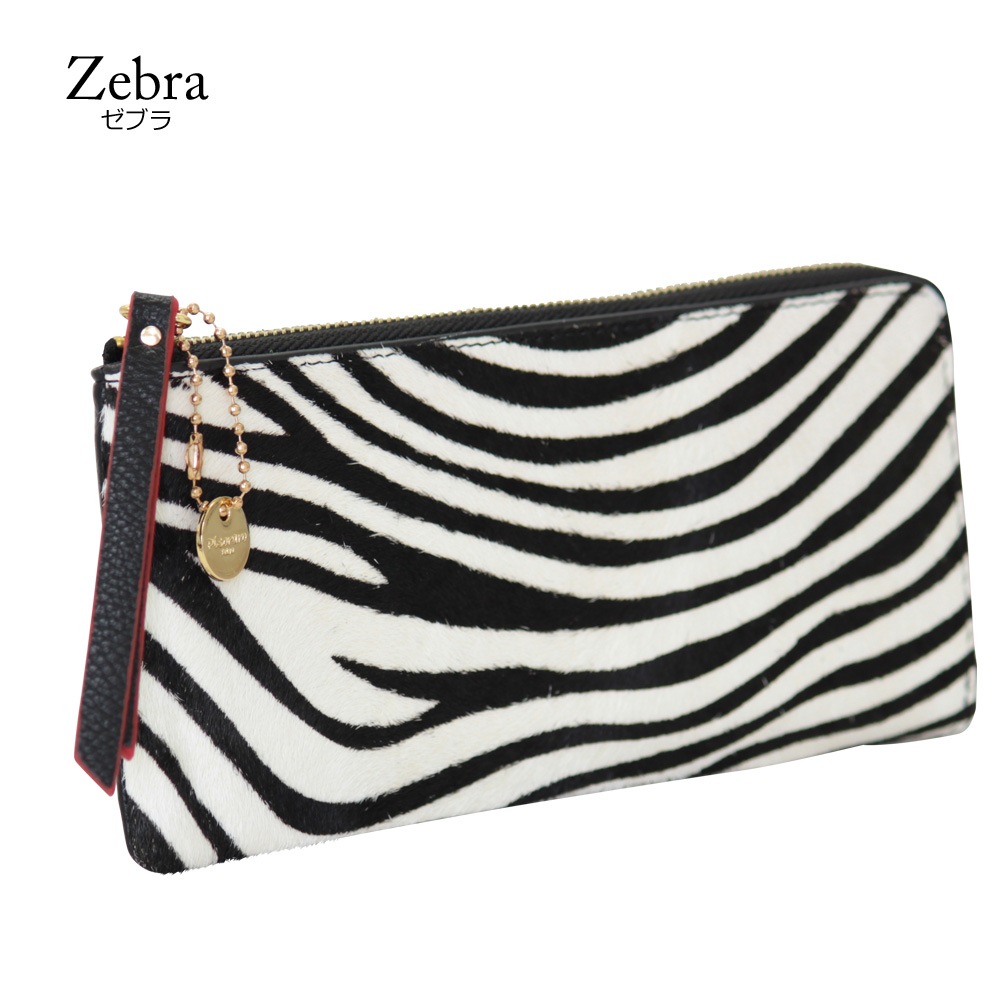 長財布 レディース 本革 ハラコ 薄マチ 小銭入れ カード入れ 可愛い フラグメントケース 可愛い