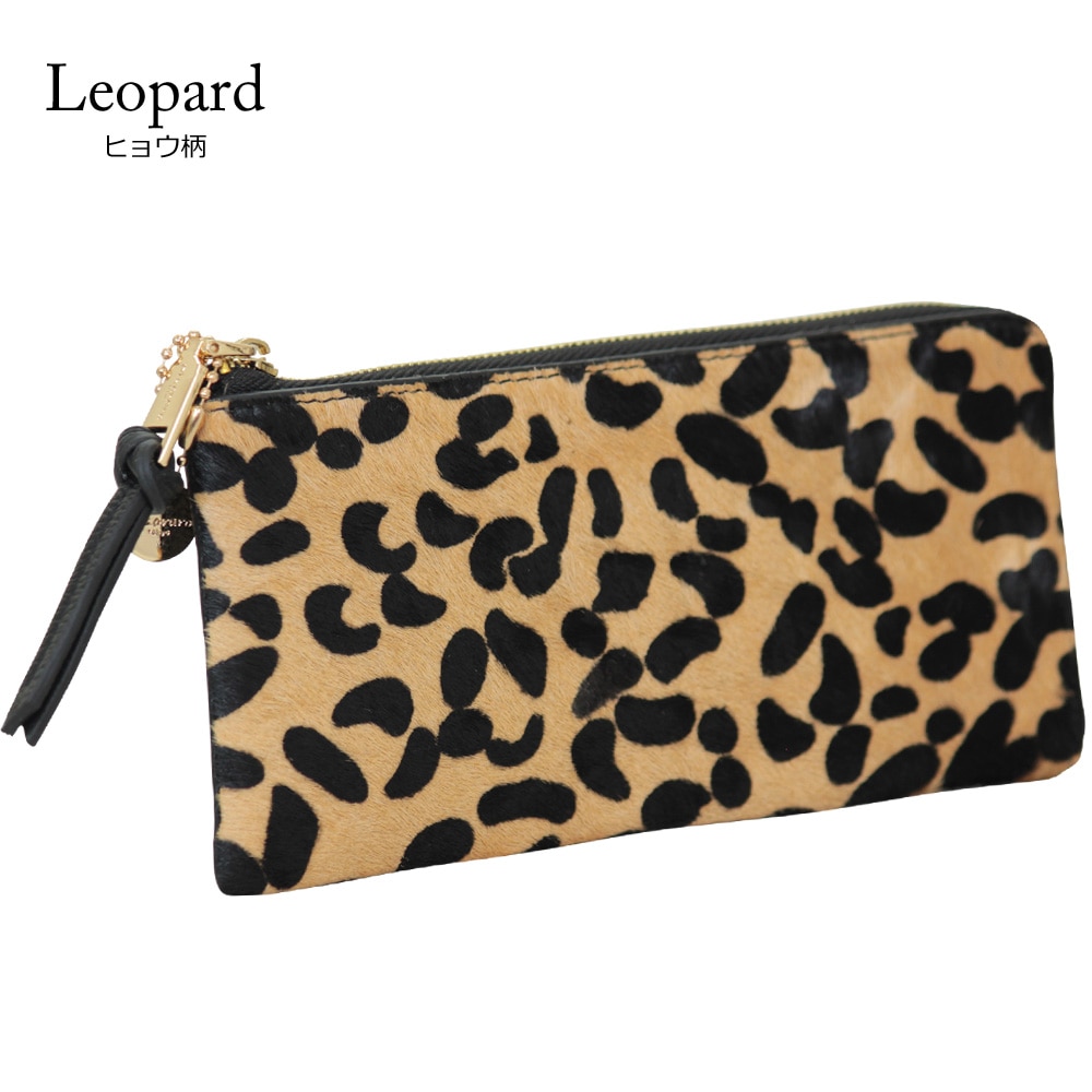 長財布 レディース 本革 ハラコ 薄マチ 小銭入れ カード入れ 可愛い フラグメントケース 可愛い