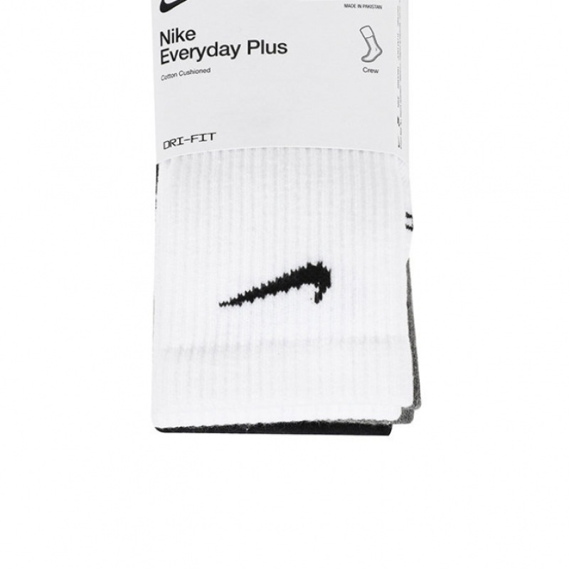 Nike スポーツソックスエブリデイプラスクッションクルーソックス 3 パック Nike スポーツソックスエブリデイプラスクッションクルーソックス 3 パック