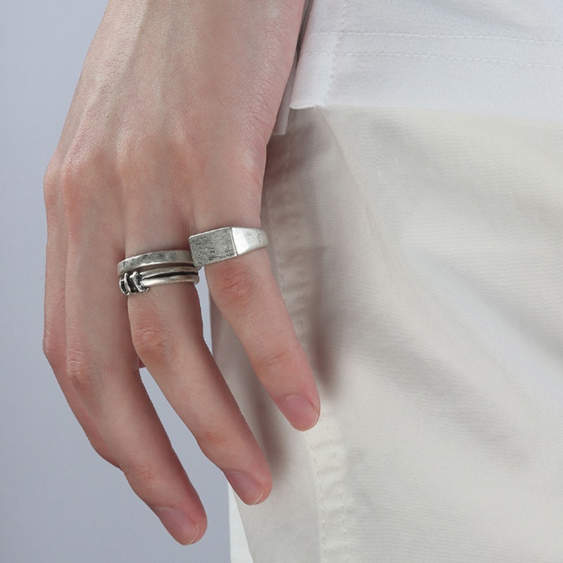 [EXOベッキョン着用] ビンテージ感性のポイントリング 韓国ファッションジュエリー 韓国ジュエリー デイリーアクセサリー pattayablatt.com