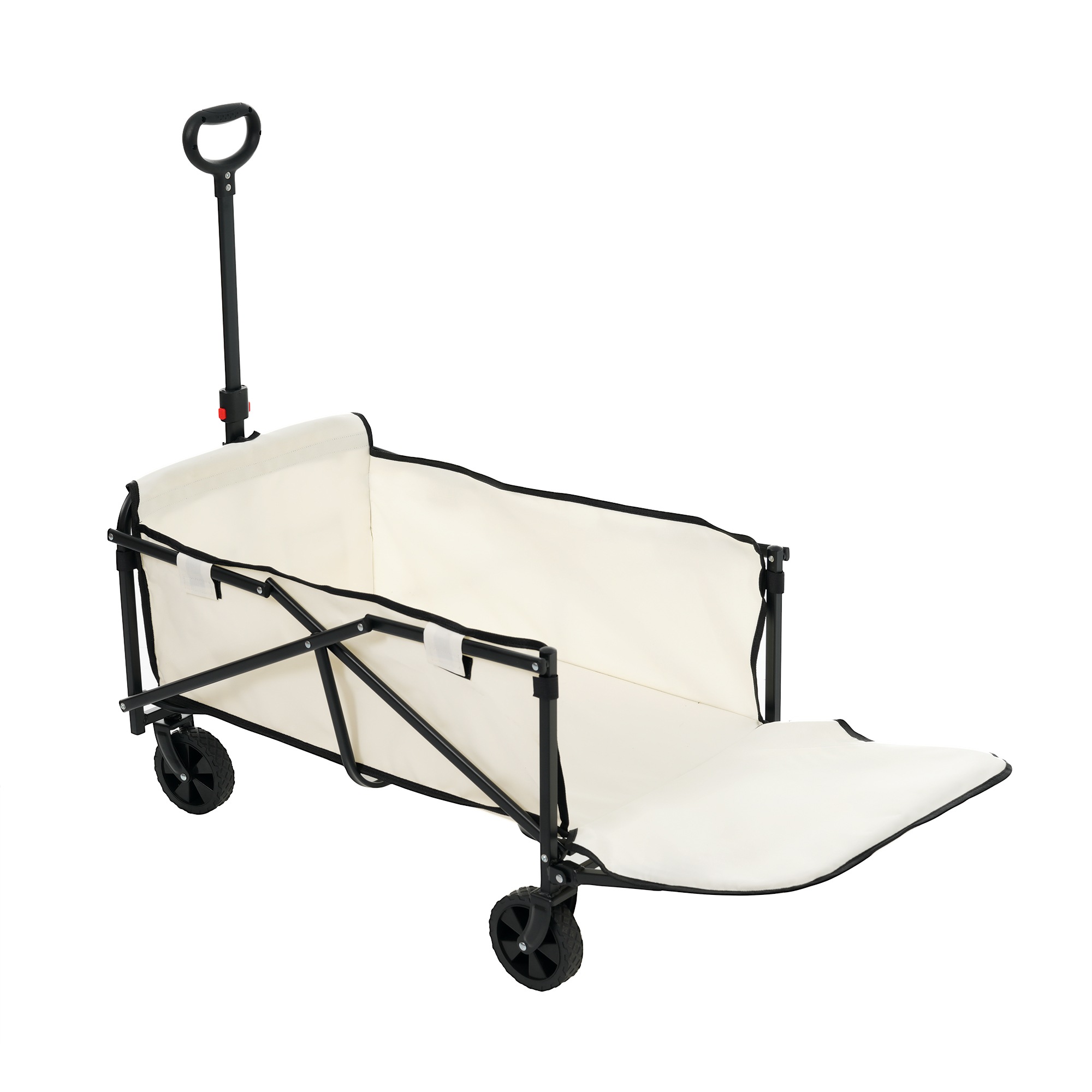 【ホワイト】キャリーワゴン アウトドアワゴン 後ろ開け 折りたたみ コンパクト 【ホワイト】キャリーワゴン アウトドアワゴン 後ろ開け 折りたたみ コンパクト