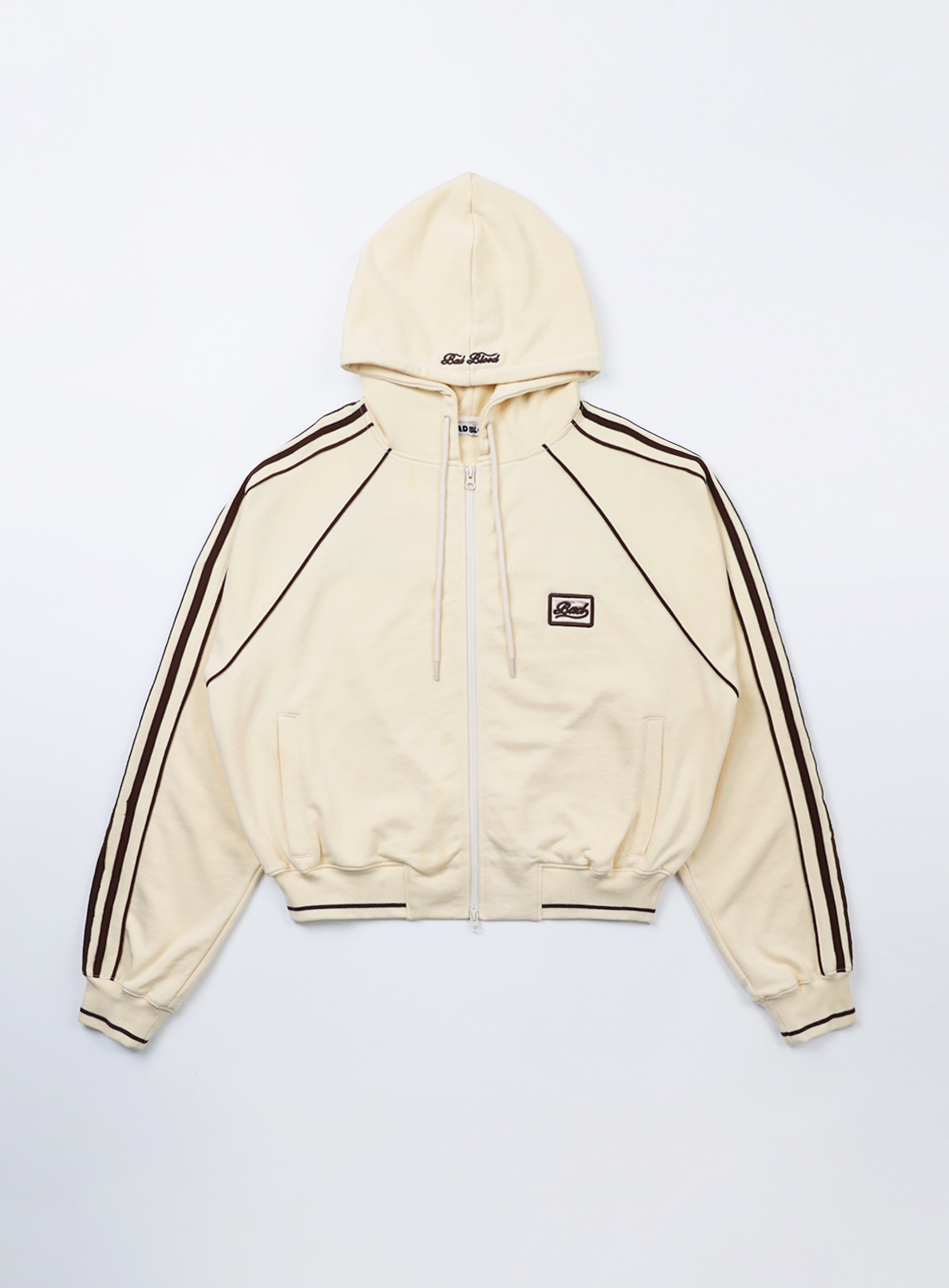 【BADBLOOD】 BILLY HOOD ZIP-UP : BANANA MILK 【BADBLOOD】 BILLY HOOD ZIP-UP : BANANA MILK