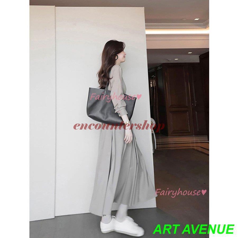 シャツワンピース レディース 40代 きれいめ マキシワンピース 秋服 長袖ワンピース Vネック Aラインスカート オシャレ大人 お出かけ 通勤OL 30代 50代