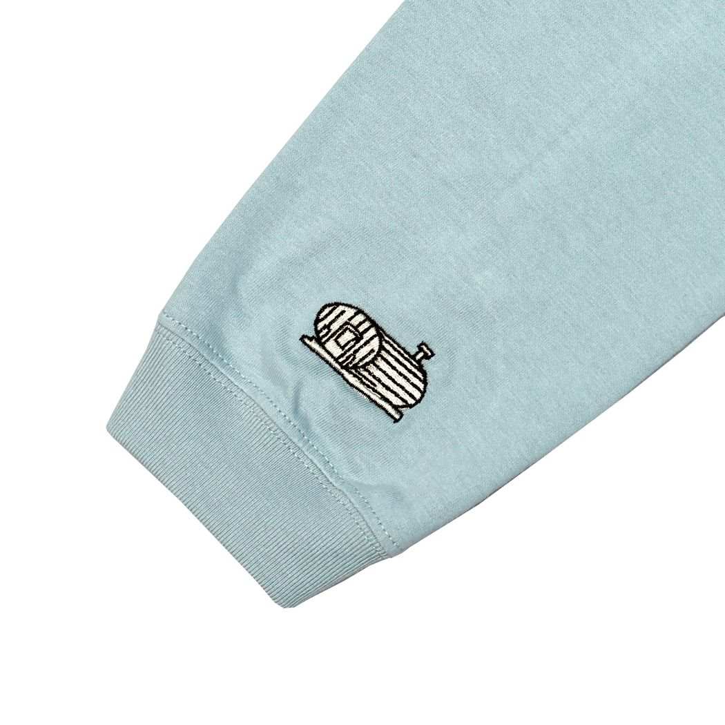 サ道 長袖Tシャツ ロングスリーブTシャツ 緑 かわいい グッズ