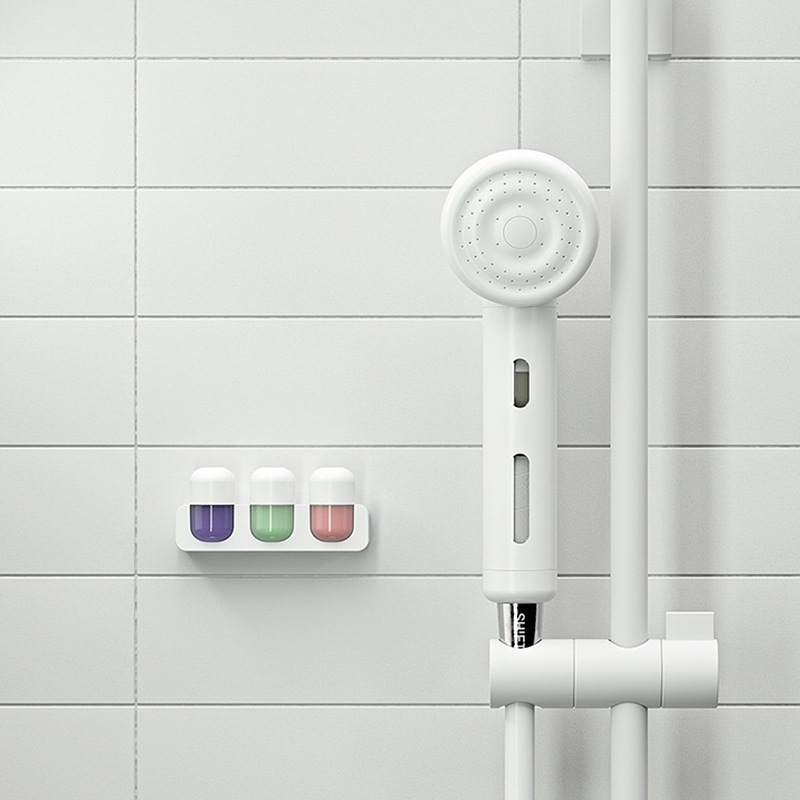 【韓国人気の】ホームケアアロマテラピー ビタミンシャワー 2重フィルター カプセルシャワー器+香り ビタミンカプセル2個+浄水フィルター