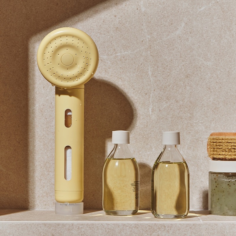 【韓国人気の】ホームケアアロマテラピー ビタミンシャワー 2重フィルター カプセルシャワー器+香り ビタミンカプセル2個+浄水フィルター