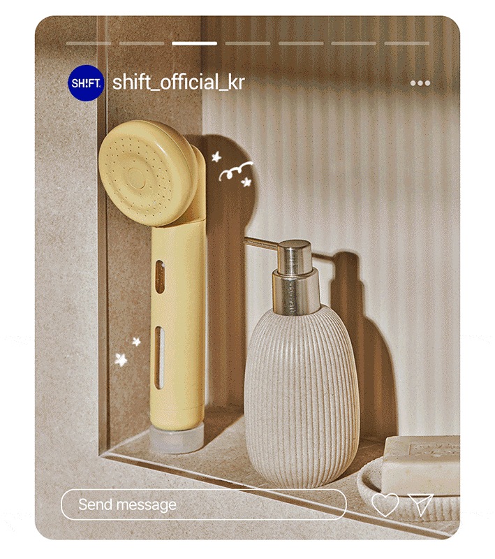 【韓国人気の】ホームケアアロマテラピー ビタミンシャワー 2重フィルター カプセルシャワー器+香り ビタミンカプセル2個+浄水フィルター