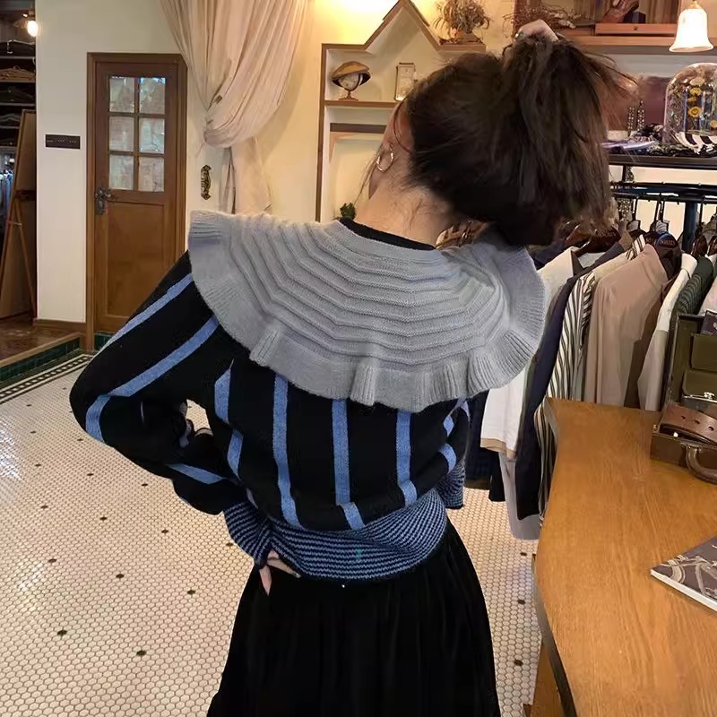 フリルカーディガン カーディガン レディース トップス ニット セーター a3905 フリルカーディガン カーディガン レディース トップス ニット セーター a3905