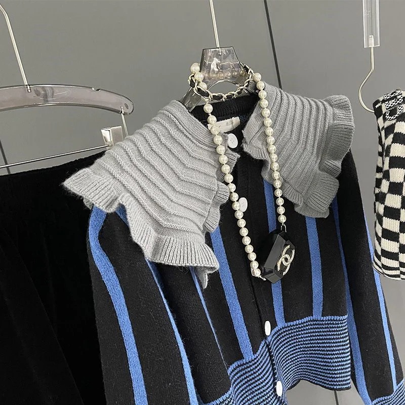 フリルカーディガン カーディガン レディース トップス ニット セーター a3905 フリルカーディガン カーディガン レディース トップス ニット セーター a3905