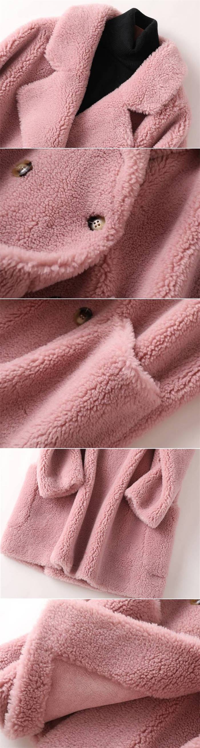 ボア コート レディース 新作 ボアコート ムートン 長袖 無地 ロングコート 厚手 ウール フェイクファー アウター 前開き トップス ゆったり 大人 防寒 暖かい 秋 冬 エレガント 折り襟 大き