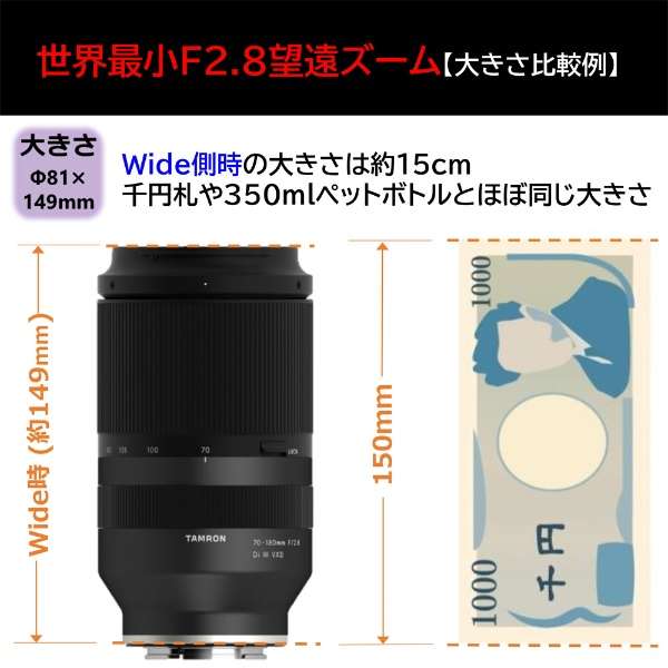 70-180mm F/2.8 Di III VXD (Model A056) 70-180mm F/2.8 Di III VXD (Model A056)