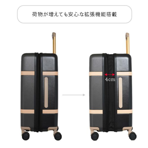 【moz】 mz0859-57 トランク風キャリーケース 56-65L スーツケース レディース ダイヤルロック 拡張機能付き TSA Mサイズ ブランド プレゼント ブラック 【moz】 mz0859-57 トランク風キャリーケース 56-65L スーツケース レディース ダイヤルロック 拡張機能付き TSA Mサイズ ブランド プレゼント ブラック