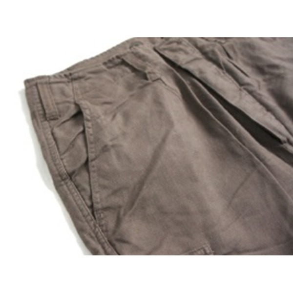 山岳猟兵用 登山パンツ ドイツ連邦国軍 モルスキン ショートパンツ 後染めエンジ Gr6 80cm レプリカ カーゴショーツ