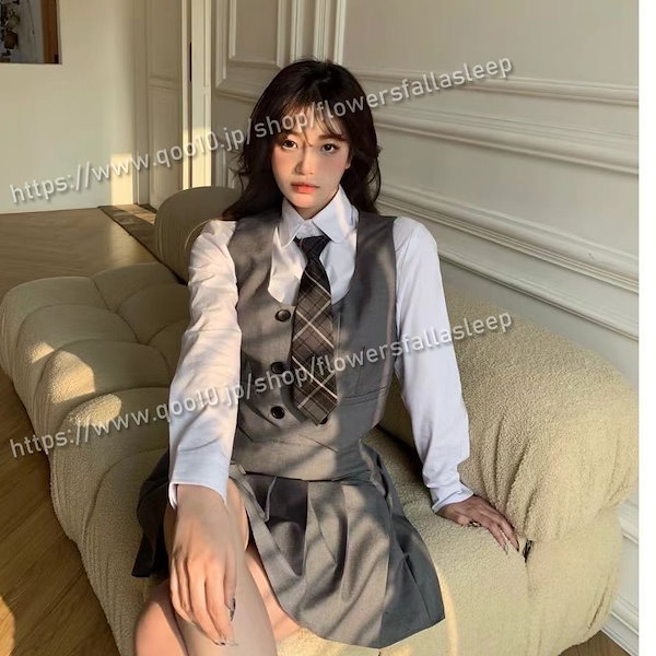 女子高校生　制服上下　本物　コスプレ　値下げしました。 Amazon.co.jp: JK 制服 コスプレ大きいサイズ スクール制服 上下