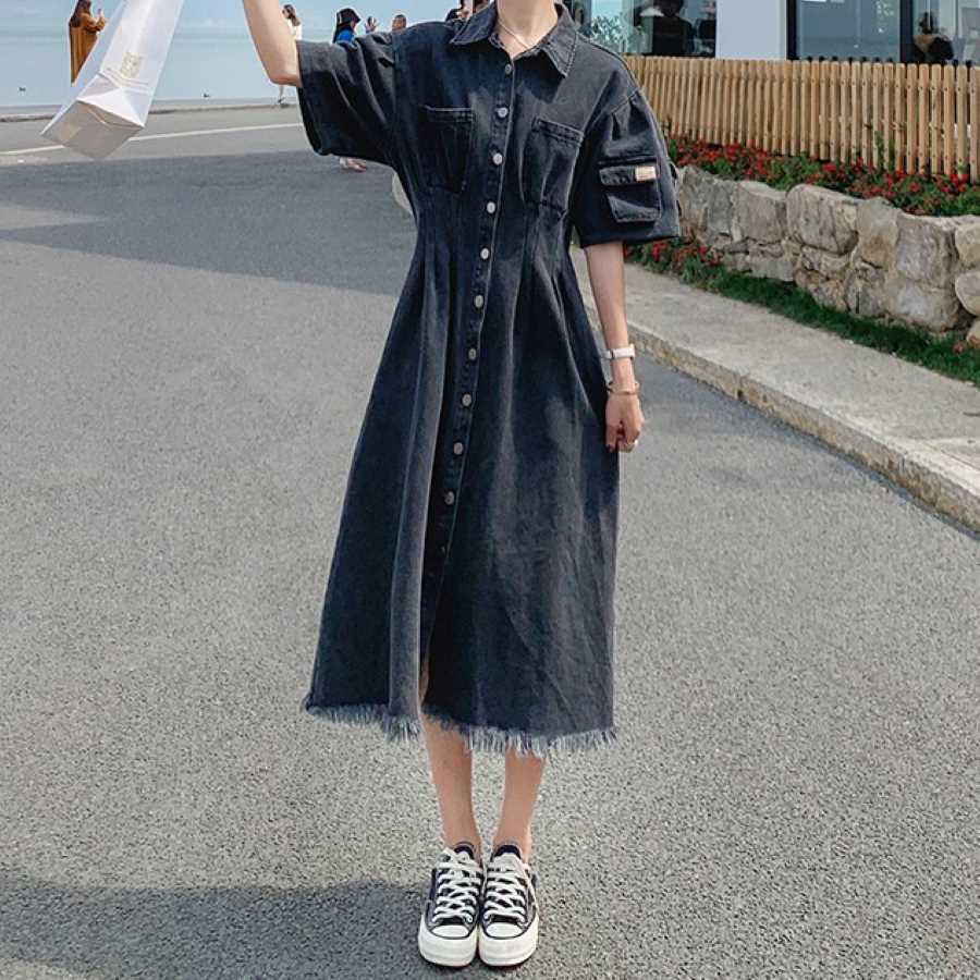 期間限定オファー しなくワンピース レディース 半袖 サマードレス デニムシャツ 10710 価格が下がった 期間限定オファー しなくワンピース レディース 半袖 サマードレス デニムシャツ 10710 価格が下がった