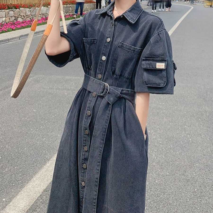 期間限定オファー しなくワンピース レディース 半袖 サマードレス デニムシャツ 10710 価格が下がった 期間限定オファー しなくワンピース レディース 半袖 サマードレス デニムシャツ 10710 価格が下がった