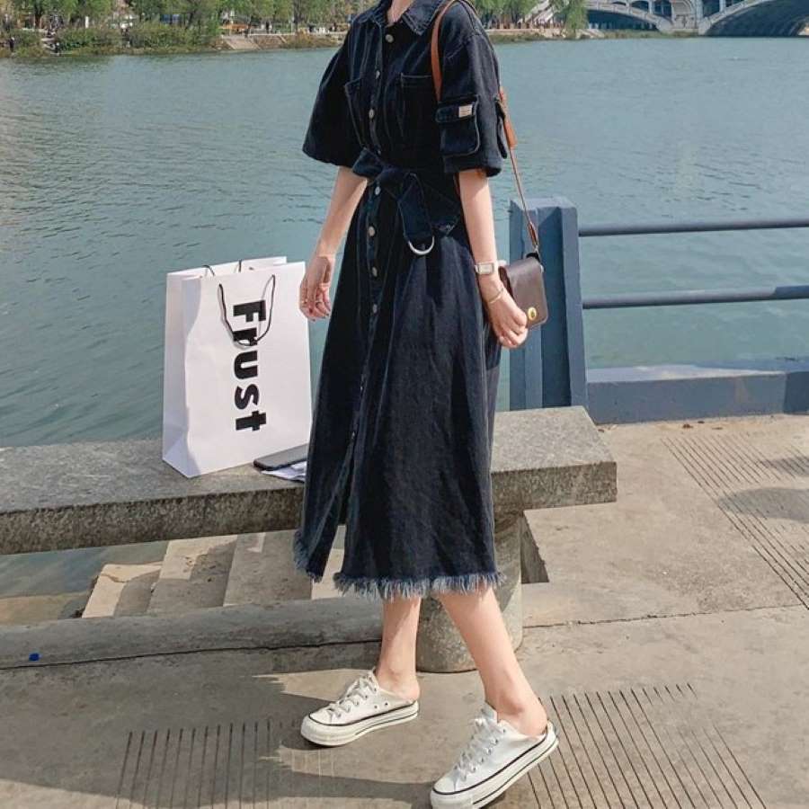 期間限定オファー しなくワンピース レディース 半袖 サマードレス デニムシャツ 10710 価格が下がった 期間限定オファー しなくワンピース レディース 半袖 サマードレス デニムシャツ 10710 価格が下がった