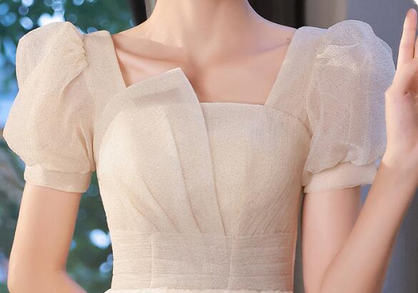 ドレス 大人 素敵 袖付き 透け感 ミモレ丈ドレス ファスナー エレガント フォーマル レディース ママ パーティードレス コンクール イブニングドレス 結婚式 演奏会ドレス ピアノ 発表会 ステージ