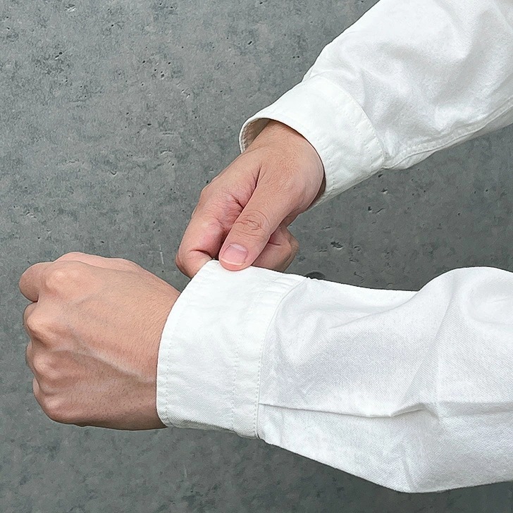 アヴィレックス AVIREX DAILY ベーシック オックスフォード ボタンダウンシャツ メンズ 長袖 シャツ 綿100％ トップス シンプル かっこいい おしゃれ 大人 カジュアルシ