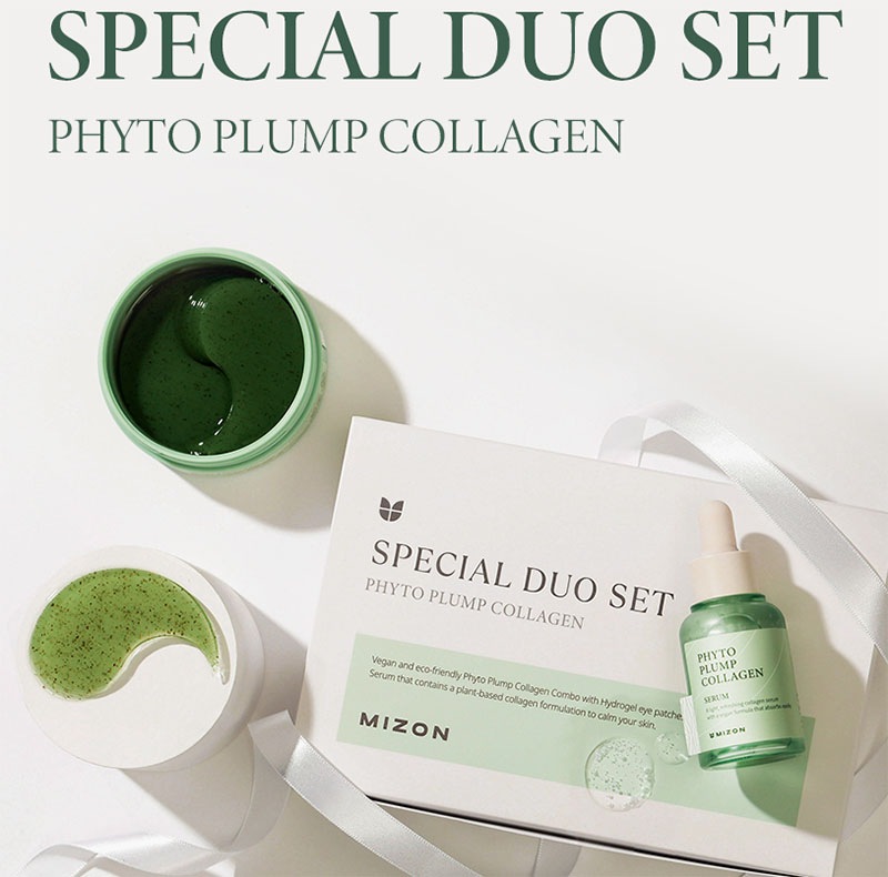 フィト プランプ コラーゲン スペシャル デュオ SET(アイジェルパッチ + セラム) K-Beauty フィト プランプ コラーゲン スペシャル デュオ SET(アイジェルパッチ + セラム) K-Beauty