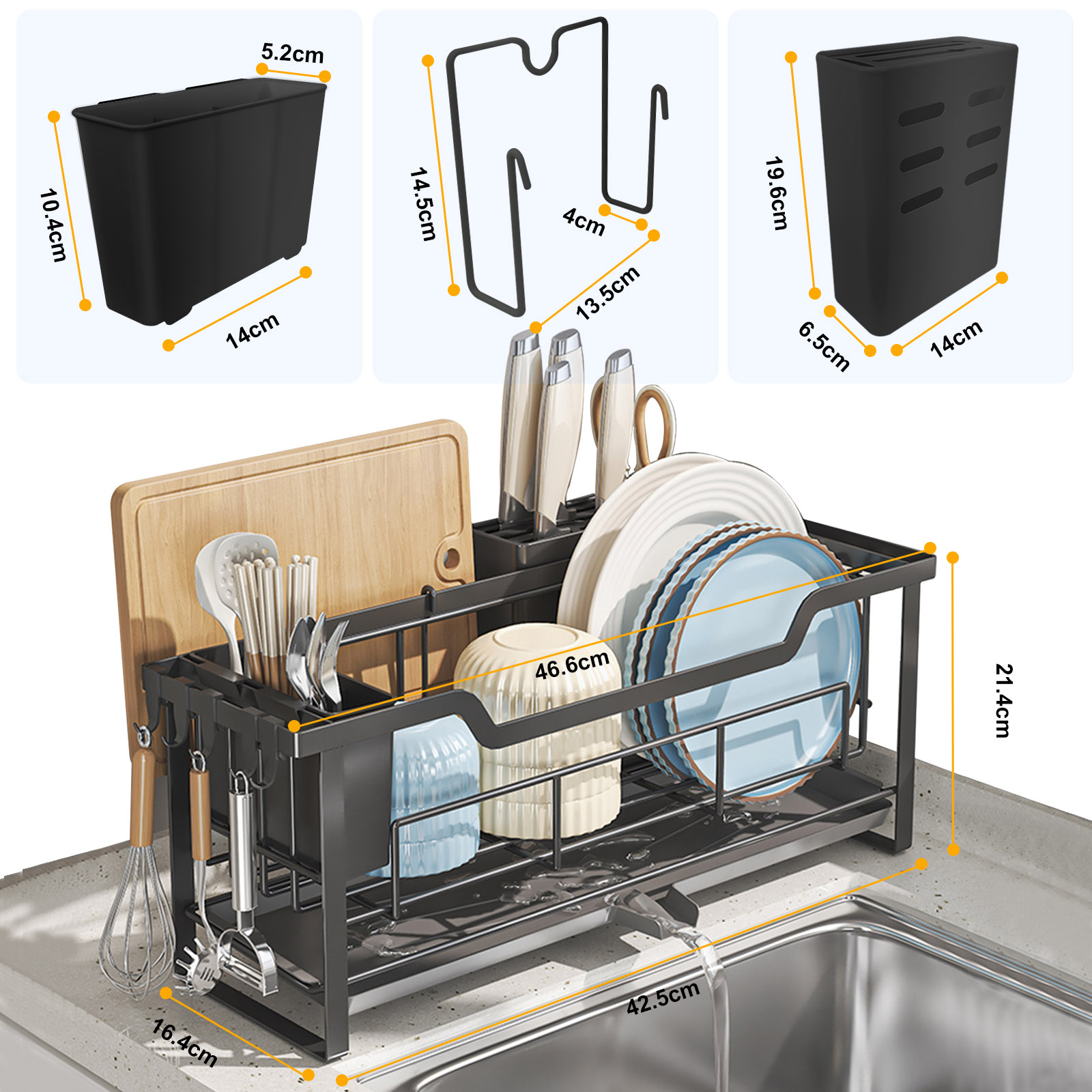 ママ倉 水切りラック サイド深型 スリム シンク横 水切りかご 省スペース キッチン 水切り 食器乾燥ラック カウンタートップマウント ホワイト ブラック ママ倉 水切りラック サイド深型 スリム シンク横 水切りかご 省スペース キッチン 水切り 食器乾燥ラック カウンタートップマウント ホワイト ブラック