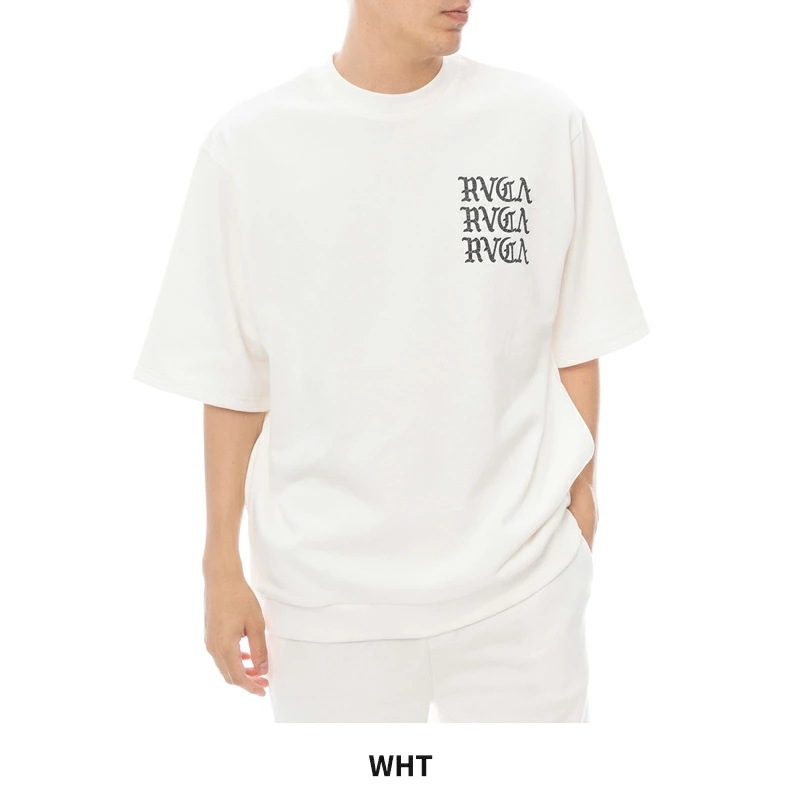 ルーカ メンズ RVCA IRON ON FT SS 半袖スウェット Tシャツ BF041007 カットソー 春 夏 サーフ スケーター