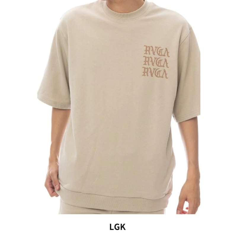 ルーカ メンズ RVCA IRON ON FT SS 半袖スウェット Tシャツ BF041007 カットソー 春 夏 サーフ スケーター