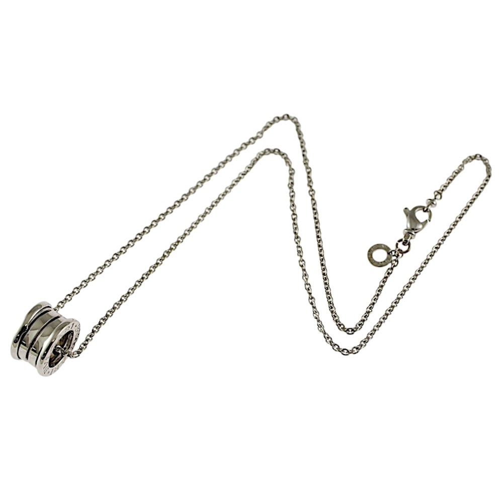 ブルガリ B-zero ネックレス 18金 K18ホワイトゴールド BVLGARI 中古 美品