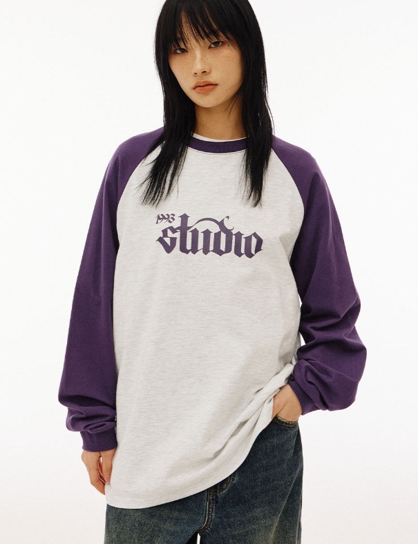 【1993studio】22SS★ Original Raglan Long Sleeve 1993studio】22SS☆ Original Raglan Long Sleeve