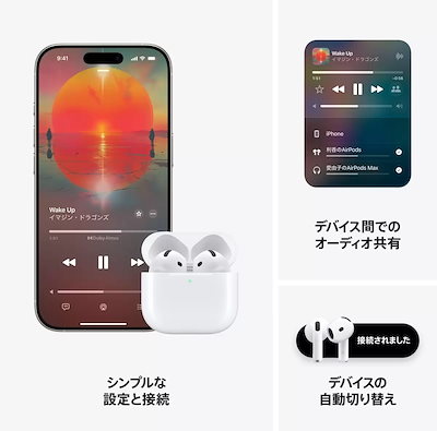 Air Pods 4 新品未使用　すーさん　6個 Qoo10] アップル AirPods 第4世代 MXP63J/ : イヤホン・ヘッドホン