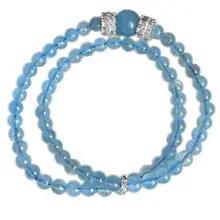 オリジナルナチュラルシーブルーサファイアブレスレット二重丸白強化女性のジュエリーハンドチェーンファッションアクセサリー オリジナルナチュラルシーブルーサファイアブレスレット二重丸白強化女性のジュエリーハンドチェーンファッションアクセサリー