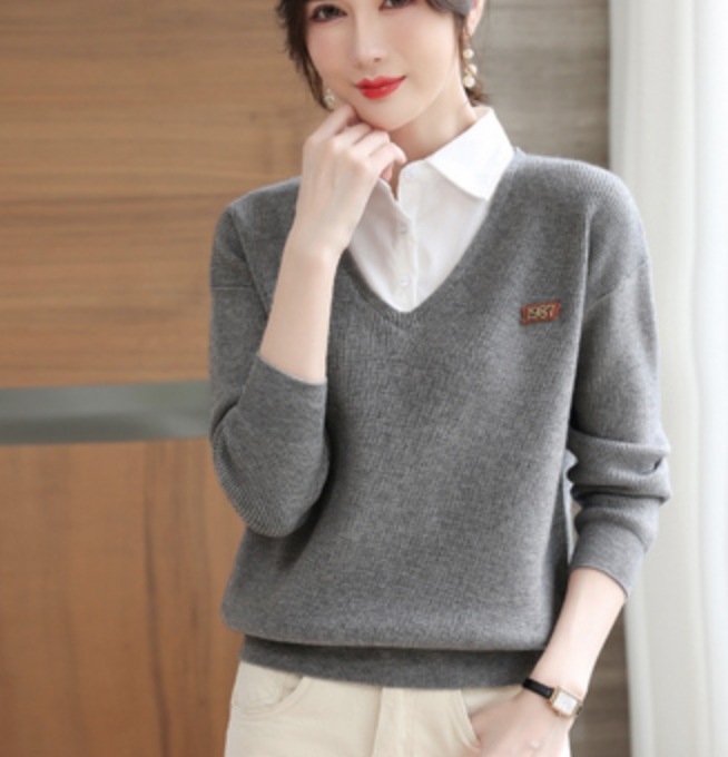 トップス デート シャツ ブラウス カットソー ニットソー セーター 袖あり 長袖 かわいい 大人可愛い きれいめ シンプル カジュアル 大人 上品 おしゃれ お洒落 主役級 存在感 春 秋 冬