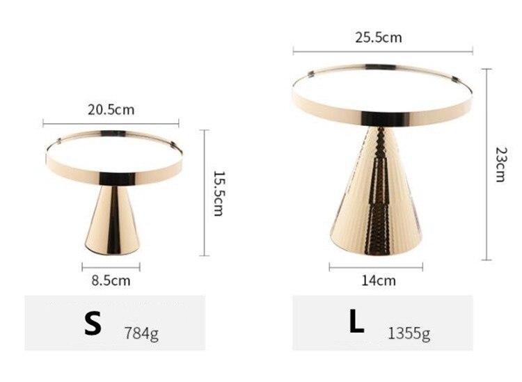 韓版ファッション クリエイティブ ガラス ケーキスタンド ライトラグジュアリー ディスプレイトレイ