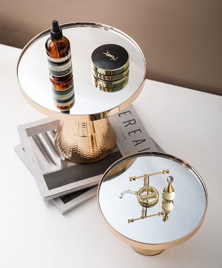 韓版ファッション クリエイティブ ガラス ケーキスタンド ライトラグジュアリー ディスプレイトレイ