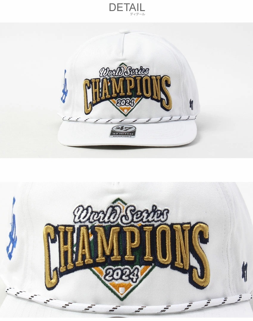 帽子 キャップ LOS ANGELES DODGERS 2024 WORLD SERIES CHAMPIONS ALLEY 47 HITCH BWS-WSALY312CNP レディース メンズ 野球