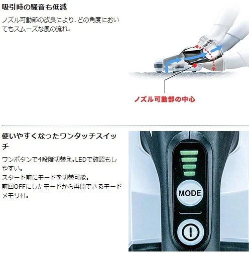 当店だけ！バッテリー充電器も1年保証! マキタ コードレス掃除機 18V 紙パック式 白 CL285FDZW+ ショートサイクロン + 軽量バッテリー + コンパクト充電器 充電式 クリーナー