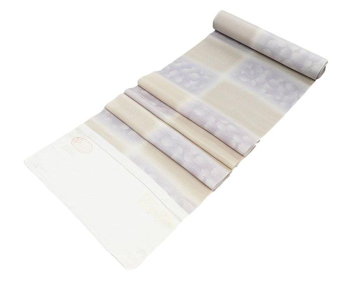 夏物 小紋 反物 正絹 絽 格子雪輪暈し模様 小紋 新品 未仕立 wc3040 夏物 小紋 反物 正絹 絽 格子雪輪暈し模様 小紋 新品 未仕立 wc3040 【公式