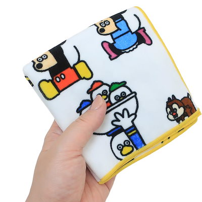 Qoo10] DISNEYx松本セイジ ハンドタオル : バッグ・雑貨