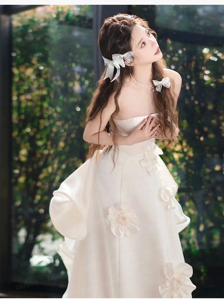 【無.料 2025新入荷·高.品質】【豪華でロマンチックなデザイン!】ウェディングドレス 白 イブニングドレス パーティードレス ワンピース 二次会 結婚式 成人式 演奏会 花嫁 お呼ばれ 披露宴 3 【無.料 2025新入荷·高.品質】【豪華でロマンチックなデザイン!】ウェディングドレス 白 イブニングドレス パーティードレス ワンピース 二次会 結婚式 成人式 演奏会 花嫁 お呼ばれ 披露宴 3