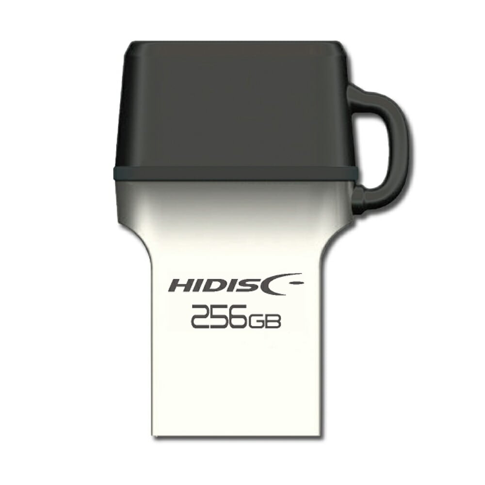 HIDISC Type-C ＆ Type-A 両対応 256G USBフラッシュメモリ HDUF146C256G3C