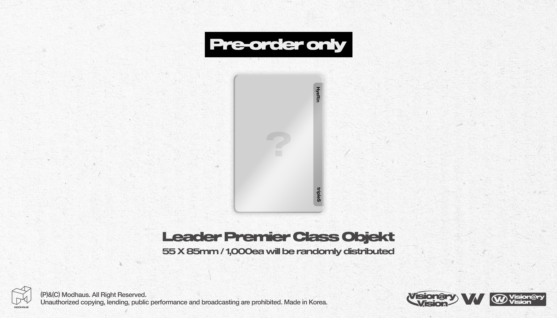 [SET] tripleS - Visionary Vision Performante (A ver. B ver.) + Free Photocard 1EA(fan-made)