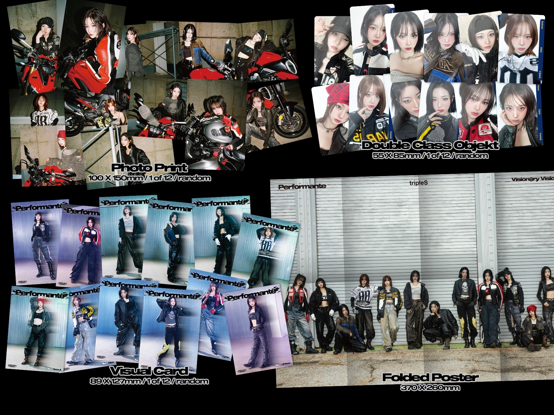 [SET] tripleS - Visionary Vision Performante (A ver. B ver.) + Free Photocard 1EA(fan-made)