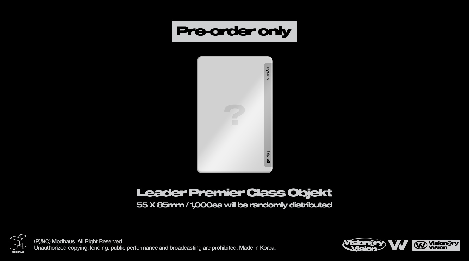 [SET] tripleS - Visionary Vision Performante (A ver. B ver.) + Free Photocard 1EA(fan-made)